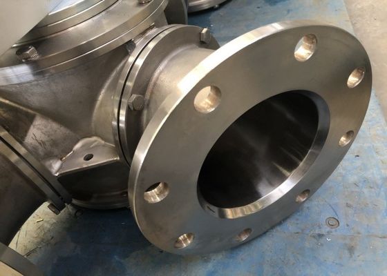 Chemical  Industry 120° SS304 3 Way Diverter Ball Valve